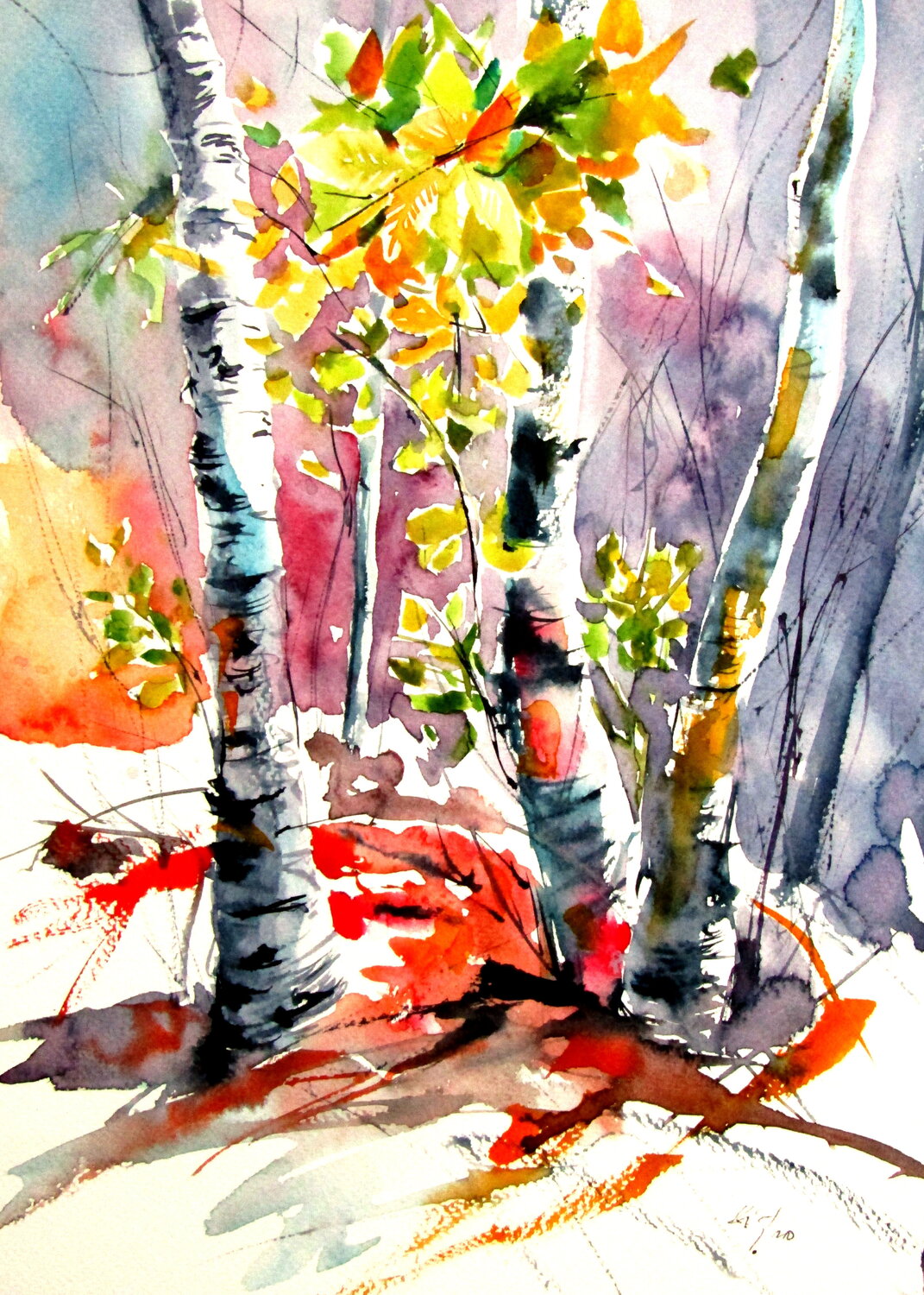 Autumn forest impression Anna Brigitta Kovacs