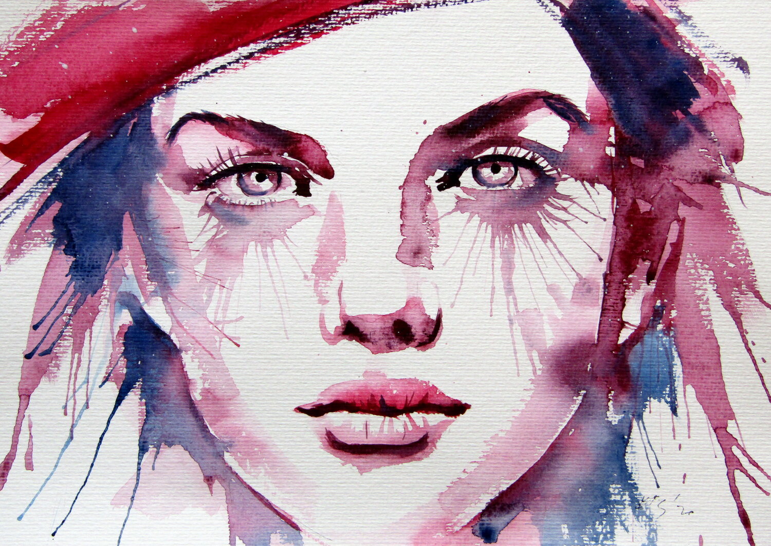 Girl with red hat Anna Brigitta Kovacs
