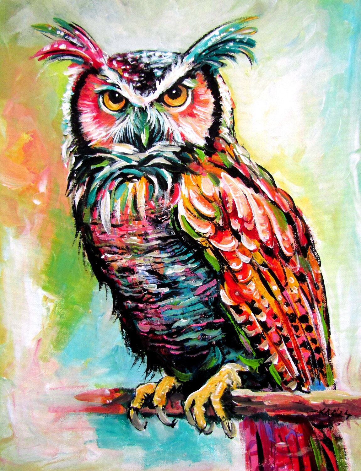 Majestic owl Anna Brigitta Kovacs