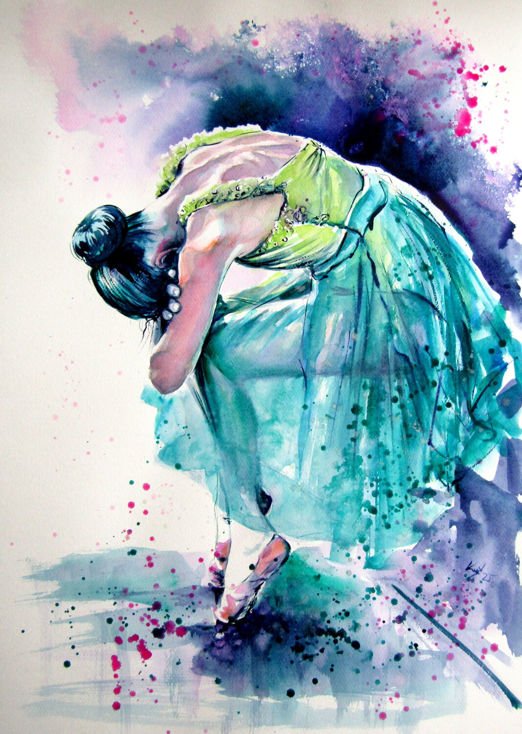 Resting ballerina II Anna Brigitta Kovacs