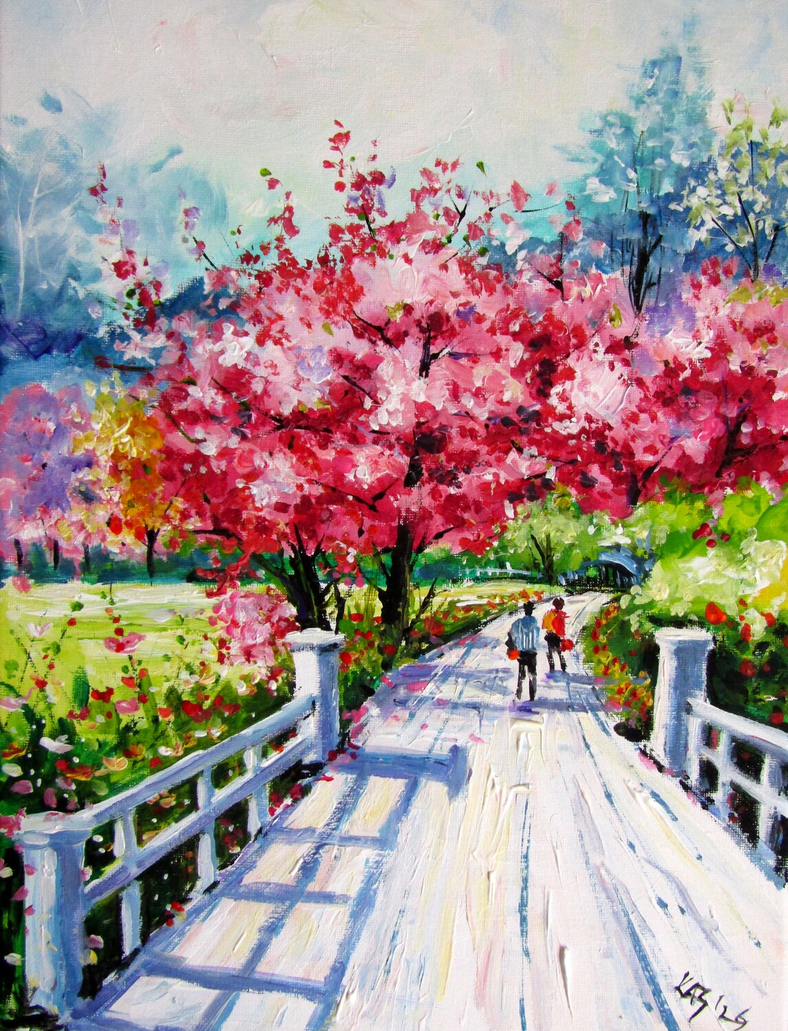 Spring landscape Anna Brigitta Kovacs