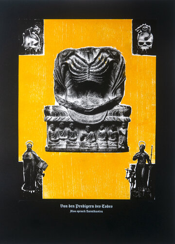 On The Preachers Of Death, Thus Spoke Zarathustra. van Guilherme Pontes, Afdruk te koop op Singulart