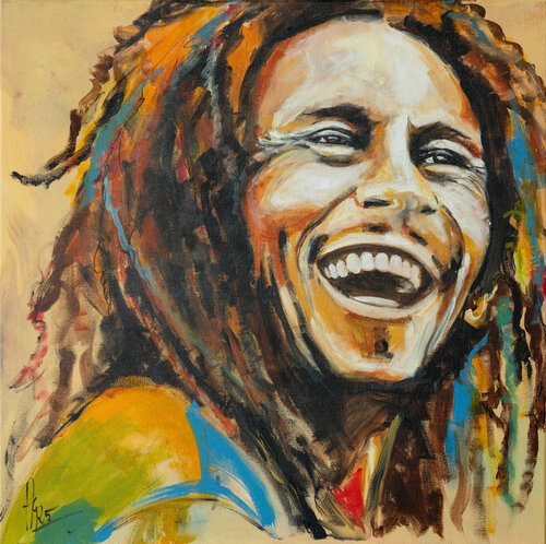 It's Reggae Time by Andrea Grossmann, Painting for Sale on Singulart