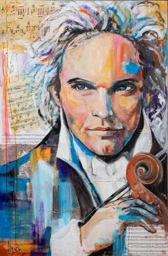Ballade pour Elise by Andrea Grossmann, Painting for Sale on Singulart