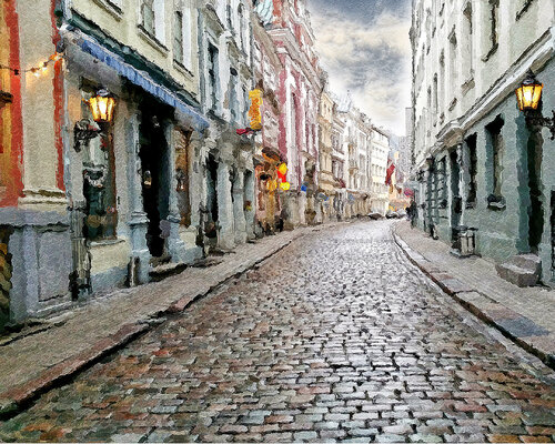 A street in the old town Igors Barulins