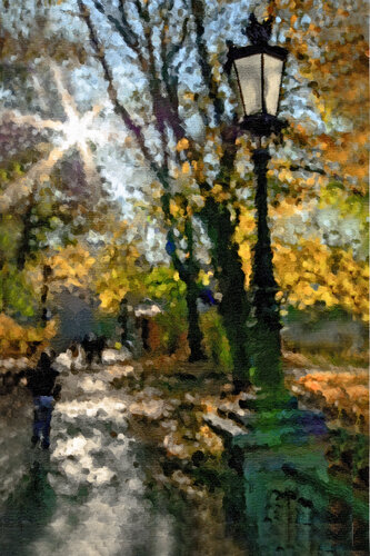 A serenade of golden autumn van Igors Barulins, Digitaal te koop op Singulart