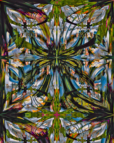 Mosaics of Imagination Chronicles of Color Swirls par Igors Barulins, Digital en vente sur Singulart