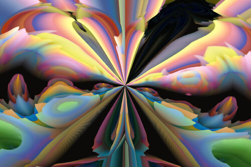 Cosmic Luminescence A Celestial Ballet of Radiant Light di Igors Barulins, Digitale in vendita su Singulart