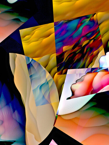 Chromatic Fracture. di Igors Barulins, Digitale in vendita su Singulart