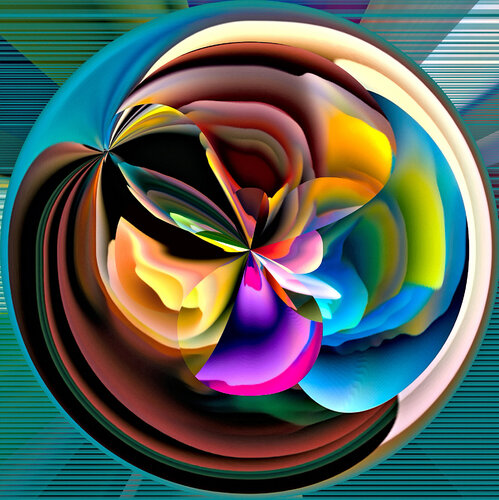 Cosmic Flower. von Igors Barulins, Digital kaufen auf Singulart