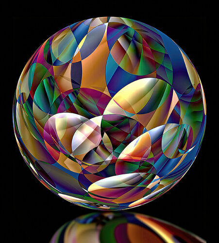 Multicolored Crystal of Eternity par Igors Barulins, Digital en vente sur Singulart