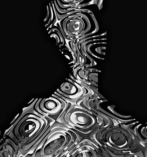 Reflections on a Black Mirror par Igors Barulins, Digital en vente sur Singulart