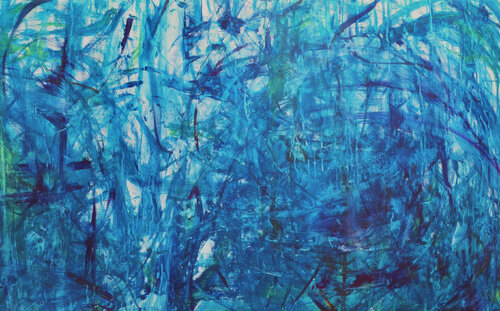 Imaginary Waterfall von Nicole Javorsky, Malerei kaufen auf Singulart