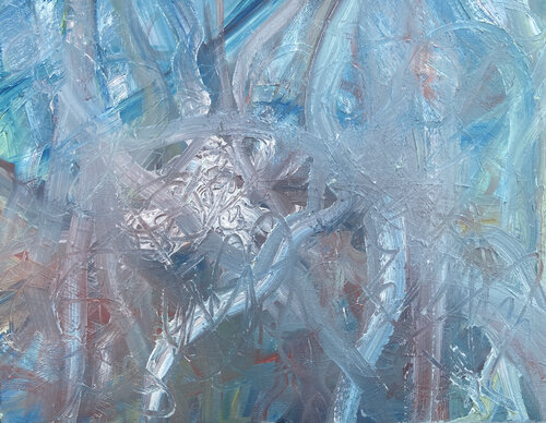 Breaking through, breaking free von Nicole Javorsky, Malerei kaufen auf Singulart