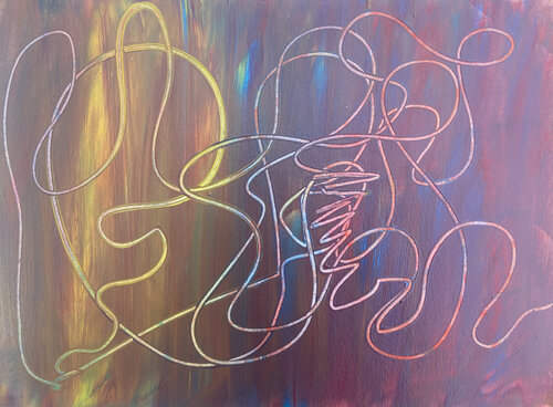 Traveling the depths of the soul von Nicole Javorsky, Werk auf Papier kaufen auf Singulart