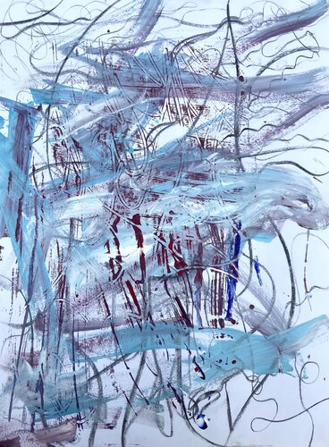 Tapping into the wordless is pure magic by Nicole Javorsky, 종이 for Sale on Singulart