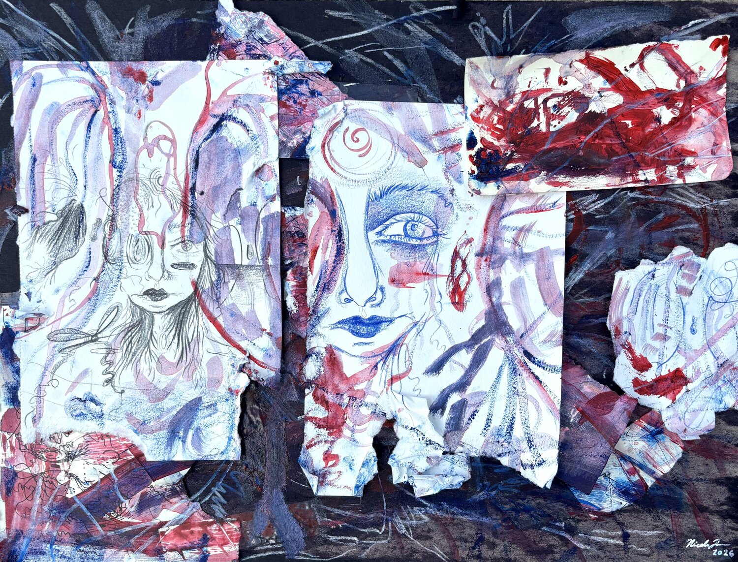 her blood is purple, mine is red Nicole Javorsky Andere Medien zu verkaufen