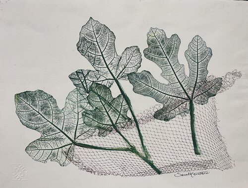 Foglie par Sara Montani, Œuvre sur papier en vente sur Singulart