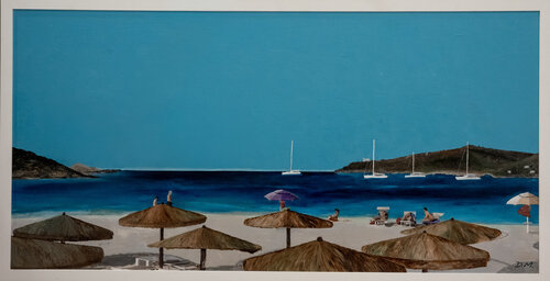 In Spiaggia alla Tuerredda van Daniele Mazzoleni, Schilderij te koop op Singulart