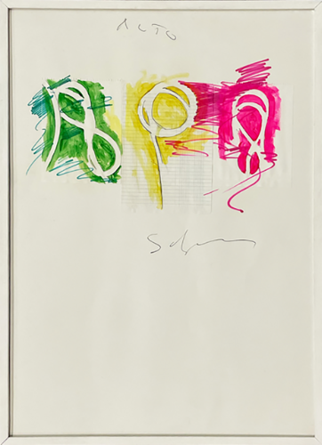 Untitled van Mario Schifano, Schilderij te koop op Singulart