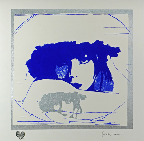 Double Liberty Blue by Giosetta Fioroni, Print for Sale on Singulart