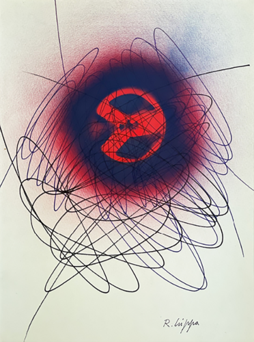 Spirale (Spiral) by Roberto Crippa, Painting for Sale on Singulart