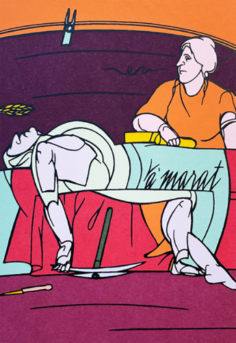 Marat von Valerio Adami, Druck kaufen auf Singulart