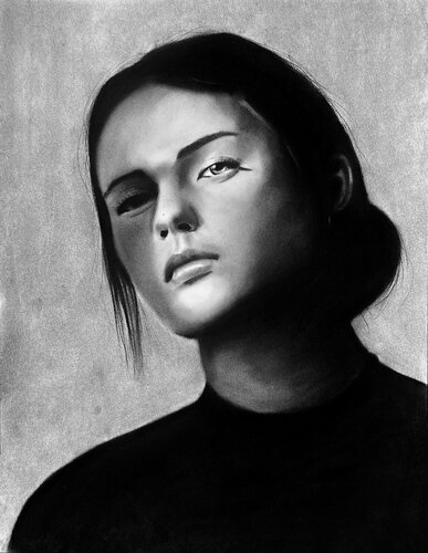 contemplative strength di Denny Stoekenbroek, Disegno in vendita su Singulart