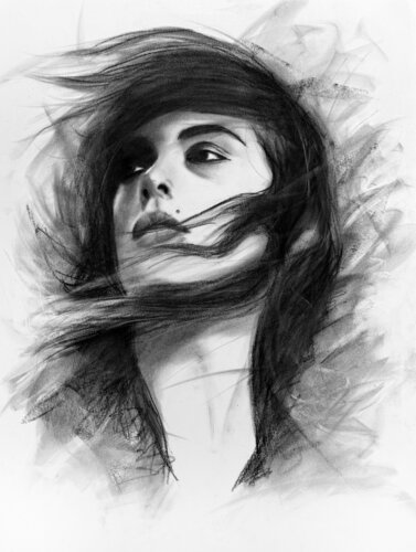 through the breeze par Denny Stoekenbroek, Dessin en vente sur Singulart