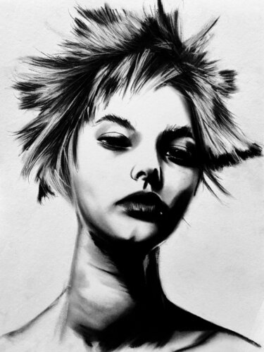 untamed confidence by Denny Stoekenbroek, Drawing for Sale on Singulart