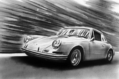 speed has a soul par Denny Stoekenbroek, Dessin en vente sur Singulart