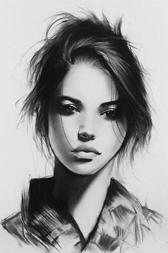 still, not silence di Denny Stoekenbroek, Disegno in vendita su Singulart