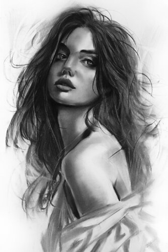Between Breath and Shadow by Denny Stoekenbroek, Drawing for Sale on Singulart