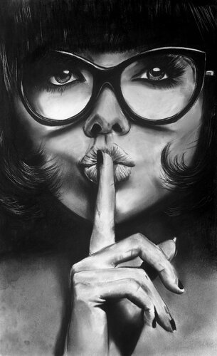 Silence Between Us par Denny Stoekenbroek, Dessin en vente sur Singulart