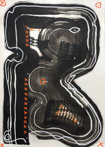 Continuum III by Maksym Skvortsov, Painting for Sale on Singulart