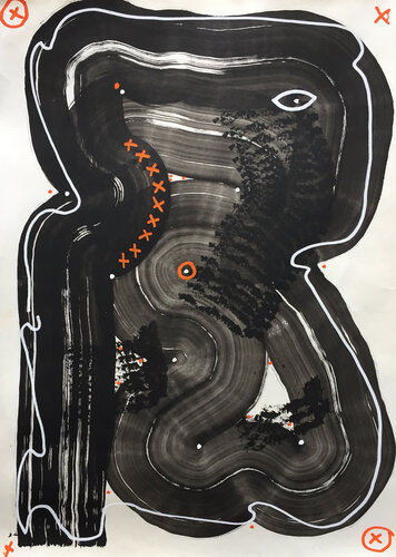 Continuum I van Maksym Skvortsov, Schilderij te koop op Singulart