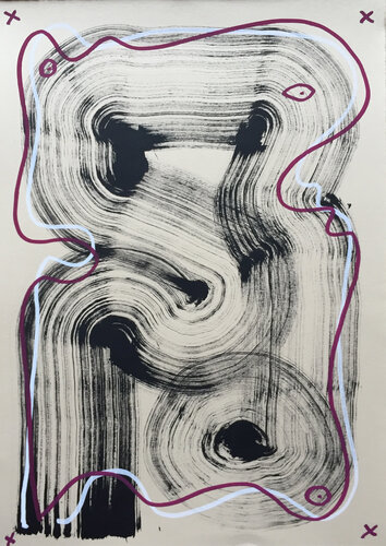 Continuum XIV di Maksym Skvortsov, Pittura in vendita su Singulart