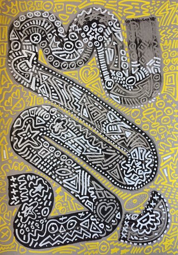 Yellow Touch de Maksym Skvortsov, Pintura a la venta en Singulart