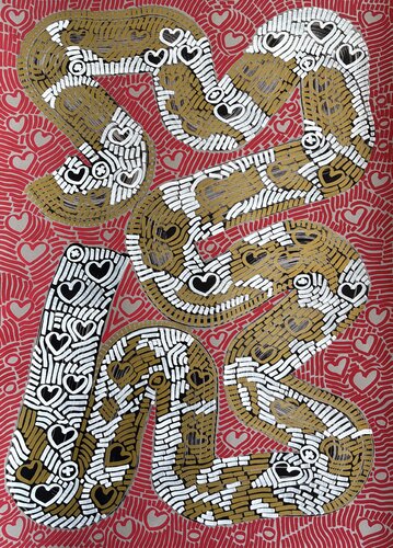 Love Touch de Maksym Skvortsov, Pintura a la venta en Singulart