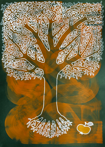 Tree of Life II di Maksym Skvortsov, Pittura in vendita su Singulart