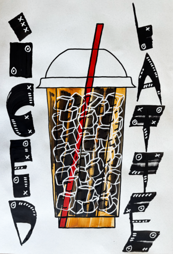 Iced Latte de Maksym Skvortsov, Pintura a la venta en Singulart