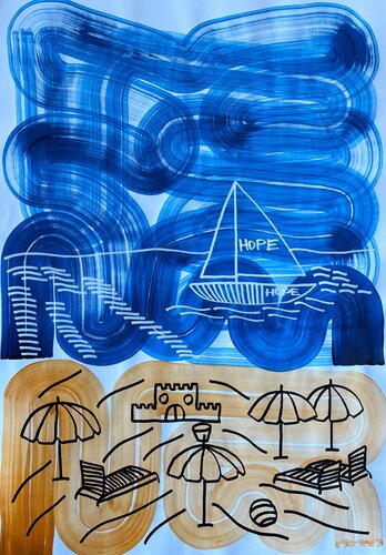 HOPE par Maksym Skvortsov, Peinture en vente sur Singulart