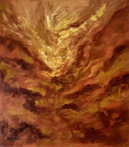 Far Horizon van Deepa Kern, Schilderij te koop op Singulart