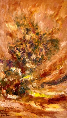 Sunset Landscape van Deepa Kern, Schilderij te koop op Singulart