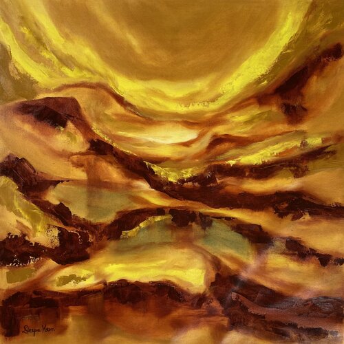 Landscape in Light van Deepa Kern, Schilderij te koop op Singulart