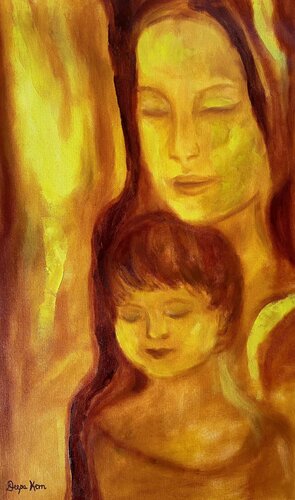 Tenderness van Deepa Kern, Schilderij te koop op Singulart