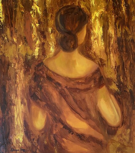 Seat In The Sun van Deepa Kern, Schilderij te koop op Singulart