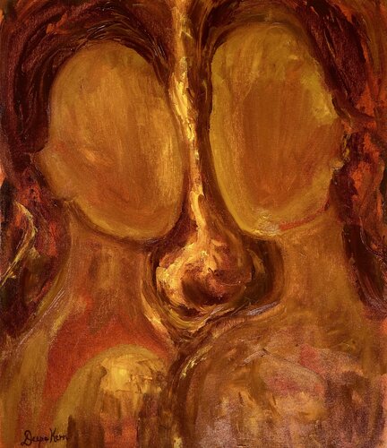 Twin Thought van Deepa Kern, Schilderij te koop op Singulart