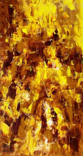 Inca Gold van Deepa Kern, Schilderij te koop op Singulart