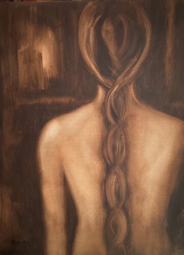 Looking Back, Looking Forward van Deepa Kern, Schilderij te koop op Singulart